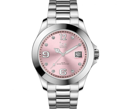 Ice Watch Steel-Classic Light Pink SR Stones-Moyenne-3H
