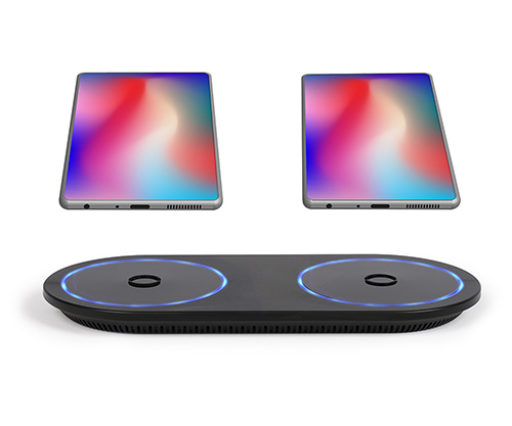 Chargeur induction fast charge double