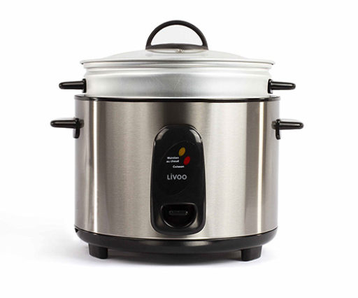 Cuiseur à riz et vapeur acier inoxydable
