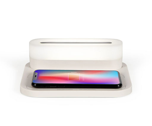 Lampe de chevet chargeur induction fast charge
