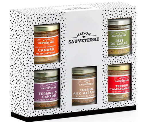 Assortiment de 5 terrines du Sud Ouest
