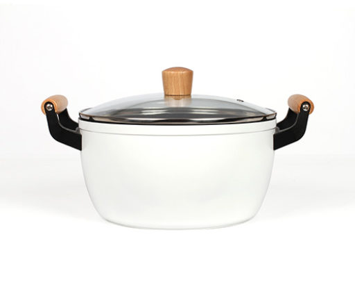 Faitout avec poignées en bois