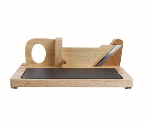 Guillotine à saucisson avec plateau en ardoise