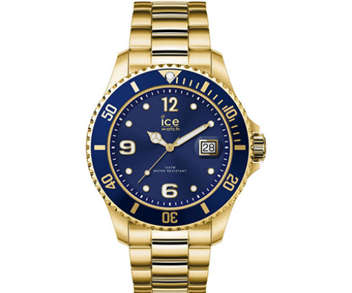 ICE WATCH steel-Gold-Blue-Grande-3H