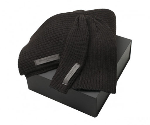 Parure Corsaire Black (écharpe et bonnet) JEAN-LOUIS-SCHERRER