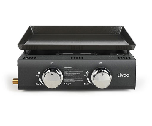 Plancha gaz 2 brûleurs