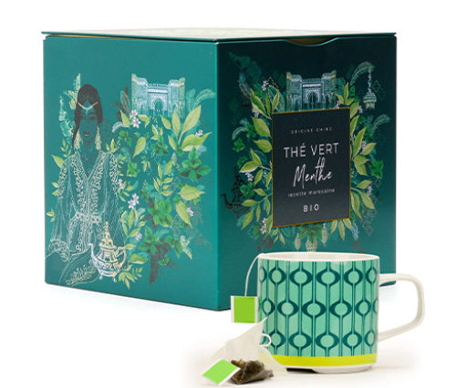 Thé vert bio menthe