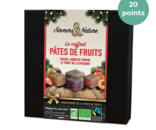 Coffret assortiment de pâtes de fruits