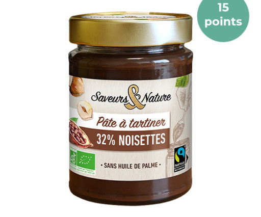 Pâte à tartiner 32% de noisettes